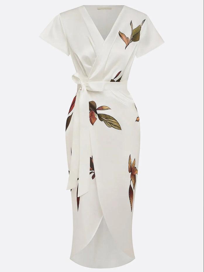 Iris | Elegant Wrap Dress