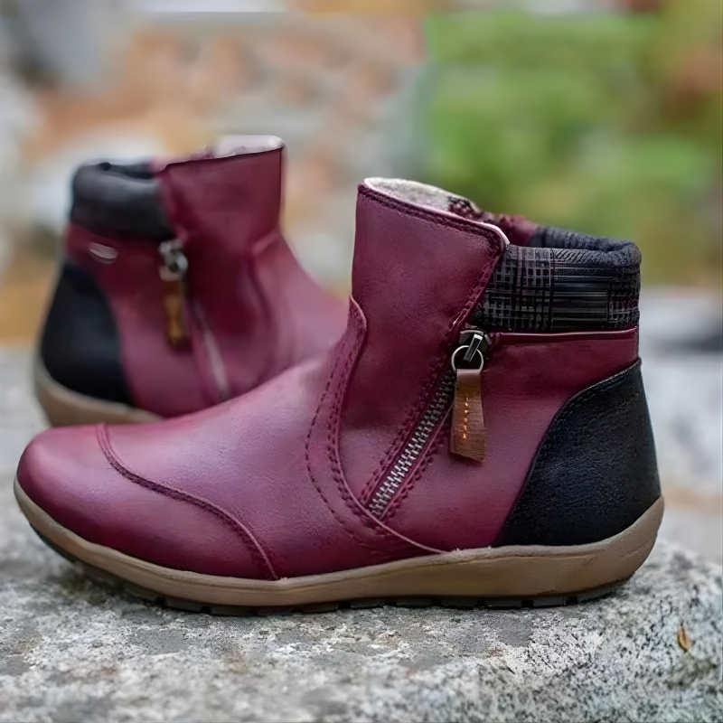 Moira™ Premium Zipper Orthopedic Waterproof Boots