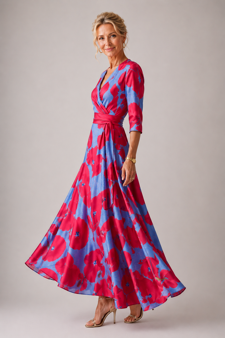 Margaret | Comfortable dress for every day with V-neck