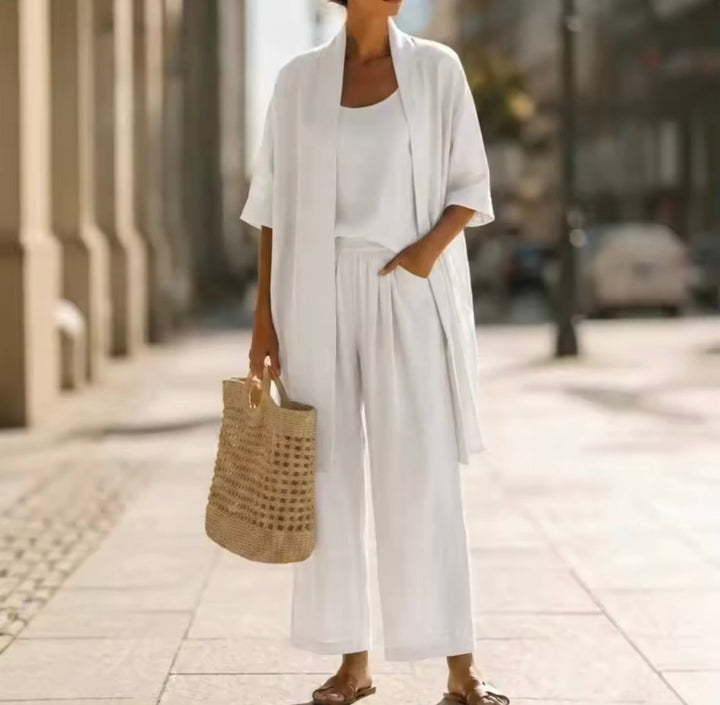 Abigail | Three-Piece Wide-Leg Pants Set